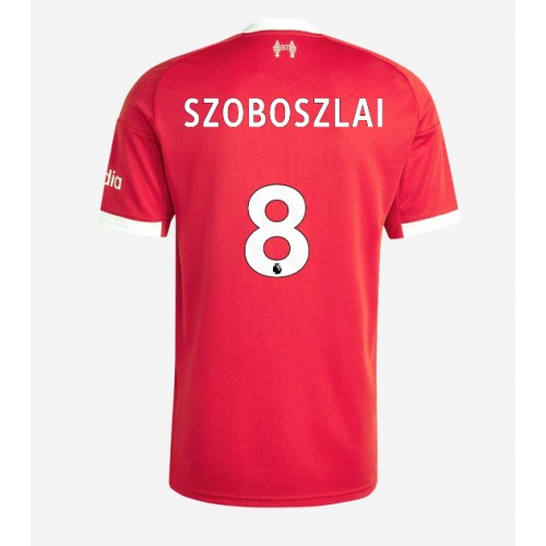 Fotbalové Dres Liverpool Dominik Szoboszlai #8 Domácí 2025-26 Krátký Rukáv